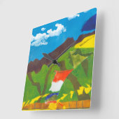 Horloge Carrée La prière marque II (Angle)