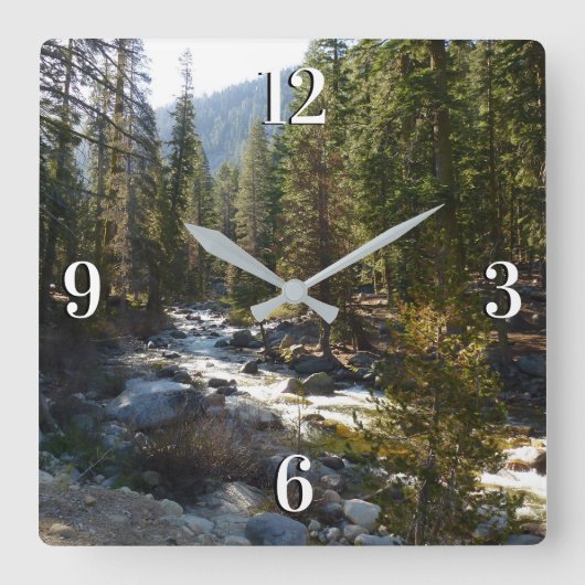 Horloge Carrée La rivière Kaweah dans le parc national de Sequoia (Recto)