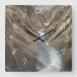 Horloge Carrée La rivière Yellowstone