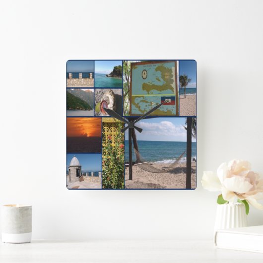 Horloge Carrée Labadee (Maison)