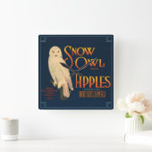 Horloge Carrée Label Crate Fruit  (Maison)