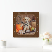 Horloge Carrée Labrador Retriever (Maison)