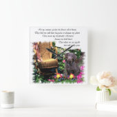 Horloge Carrée Labrador Retriever Art Don (Maison)