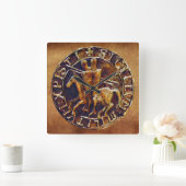 Horloge Carrée Lac Medieval des Knights (Maison)