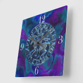 Horloge Carrée Lac Medieval des Knights (Angle)