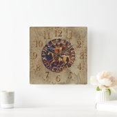 Horloge Carrée Lac Medieval des Knights (Maison)