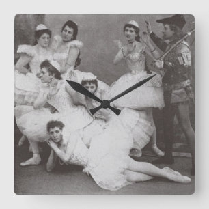 Horloge Carrée Lac swan, théâtre de Mariinsky, 1895 (photo de