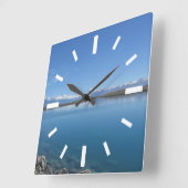 Horloge Carrée Lac Tekapo, Nouvelle-Zélande (Angle)