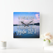 Horloge Carrée Lac Versverse (Maison)