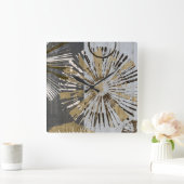 Horloge Carrée L'accès couvre de tuiles III (Maison)