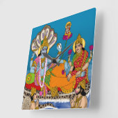 Horloge Carrée Lakshmi Narayan Clock (Angle)