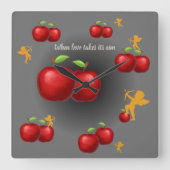 Horloge Carrée L'amour divin (Recto)