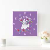 Horloge Carrée L'amour pour la danse (Maison)