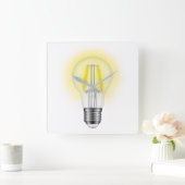 Horloge Carrée Lampe à lumière (Maison)