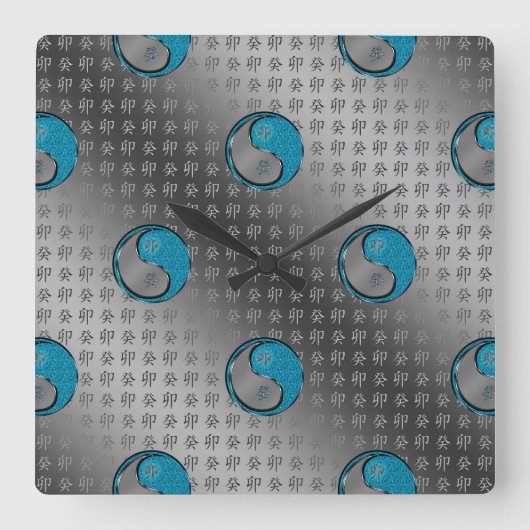 Horloge Carrée Lapin d'eau (Recto)