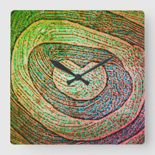 HORLOGE CARRÉE L'ART ET LE DESIGN DE CADRANS