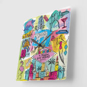 Horloge Carrée Las Vegas, Nevada (Angle)