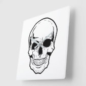 Horloge Carrée Laughter de Black Skull (Angle)