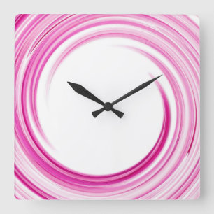 Horloge Carrée Lavender