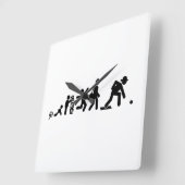 Horloge Carrée Lawn Bowl (Angle)