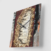 Horloge Carrée L'Dernier Endroit Calme (Angle)