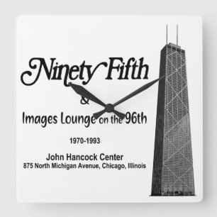 Horloge Carrée Le 95e dans le John Hancock, Chicago, IL