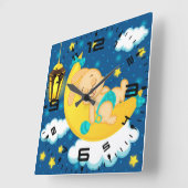Horloge Carrée Le bébé de Sweet Dreams (Angle)