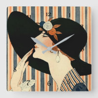 « Le Chapeau Noir » Art Déco de George Barbier