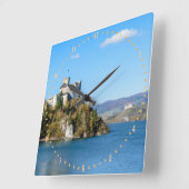 Horloge Carrée Le château de Niedzica (Angle)