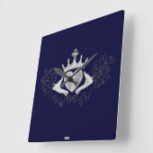 Horloge Carrée Le Claddagh (argent) (Angle)