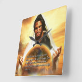 Horloge Carrée Le Clock du Mur 2 (Angle)