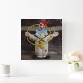 Horloge Carrée Le Clown (Maison)