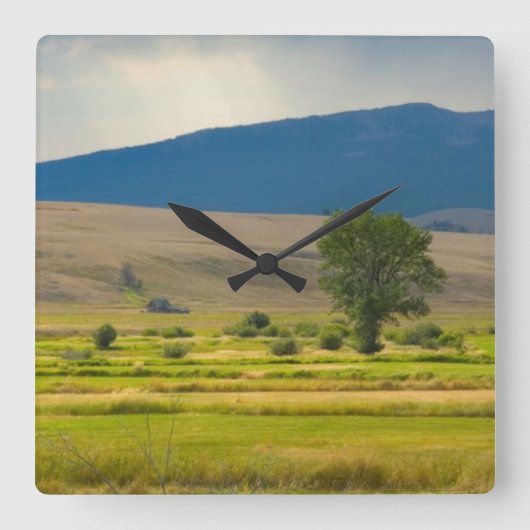 Horloge Carrée Le comté de Granite Montana (Recto)