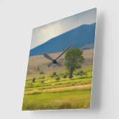 Horloge Carrée Le comté de Granite Montana (Angle)