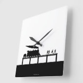 Horloge Carrée Le Corps (Angle)