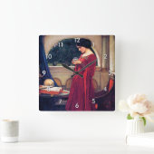 Horloge Carrée Le Crystal Ball, John William Waterhouse (Maison)