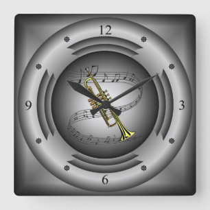 Horloge Carrée Le Défilé musical