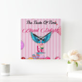 Horloge Carrée Le "Goût Du Temps" (Maison)