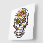 Horloge Carrée Le Jour de la mort (Angle)