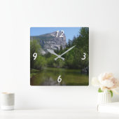 Horloge Carrée Le lac Mirror I dans le parc national de Yosemite (Maison)