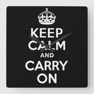 Horloge Carrée Le meilleur prix gardent le calme et continuent le