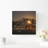 Horloge Carrée Le mur de l'inspiration (Maison)