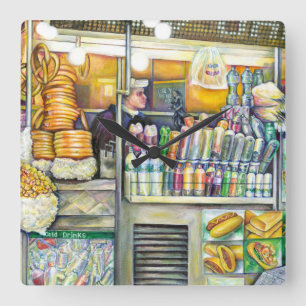 Horloge Carrée Le Paradis des Pousseurs