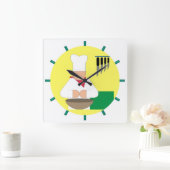 Horloge Carrée Le Patron de Kitchen Clock (Maison)