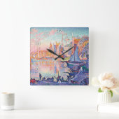 Horloge Carrée Le Port de Saint-Tropez, Signac (Maison)