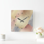 Horloge Carrée Le Shimmering de Pastel Colors (Maison)