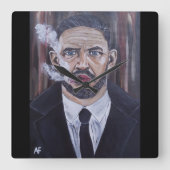 Horloge Carrée Le tableau de Mobster par Alfred Fox (Recto)