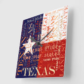 Horloge Carrée Le Texas (Angle)