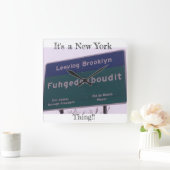 Horloge Carrée Leaving Brooklyn (Maison)