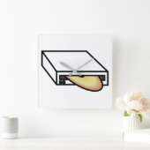 Horloge Carrée Lecteur DVD (Maison)